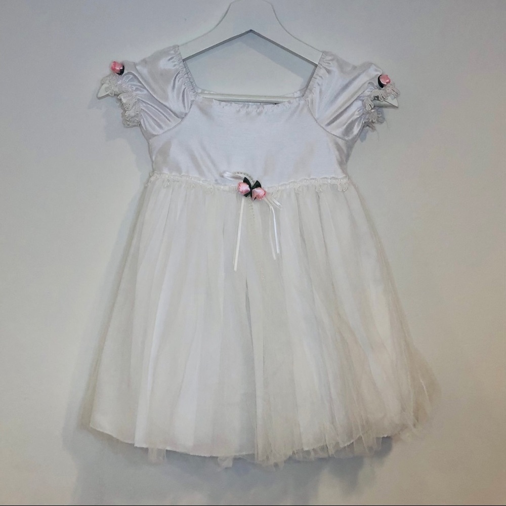 MAGIC KIDS Girls White Formal Dress 4T
